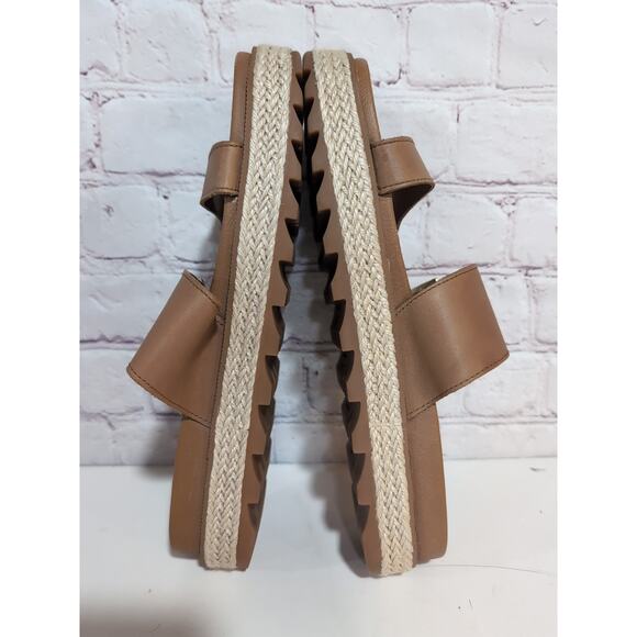 Sorel Women’s Brown Roaming Big Buckle Slide Cork Platform Sandal Size 7 - Picture 5 of 10